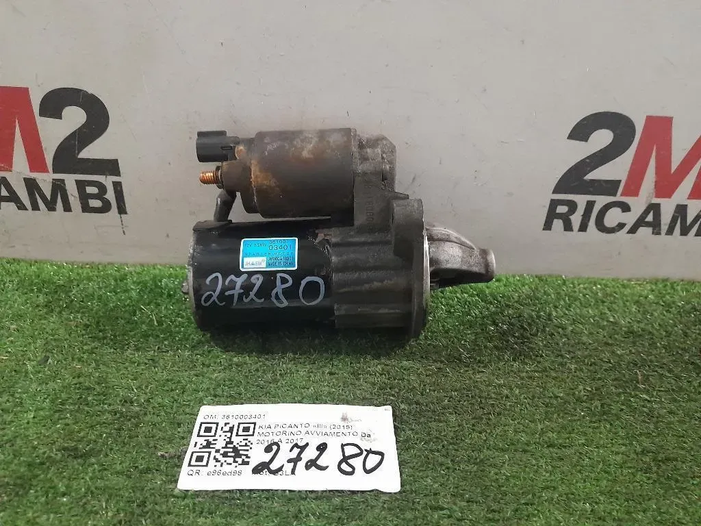 Motorino Avviamento 3610003401 Kia Picanto III 2015