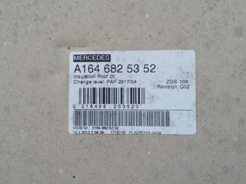 Tetto TETTO Mercedes Classe ML W166 2012