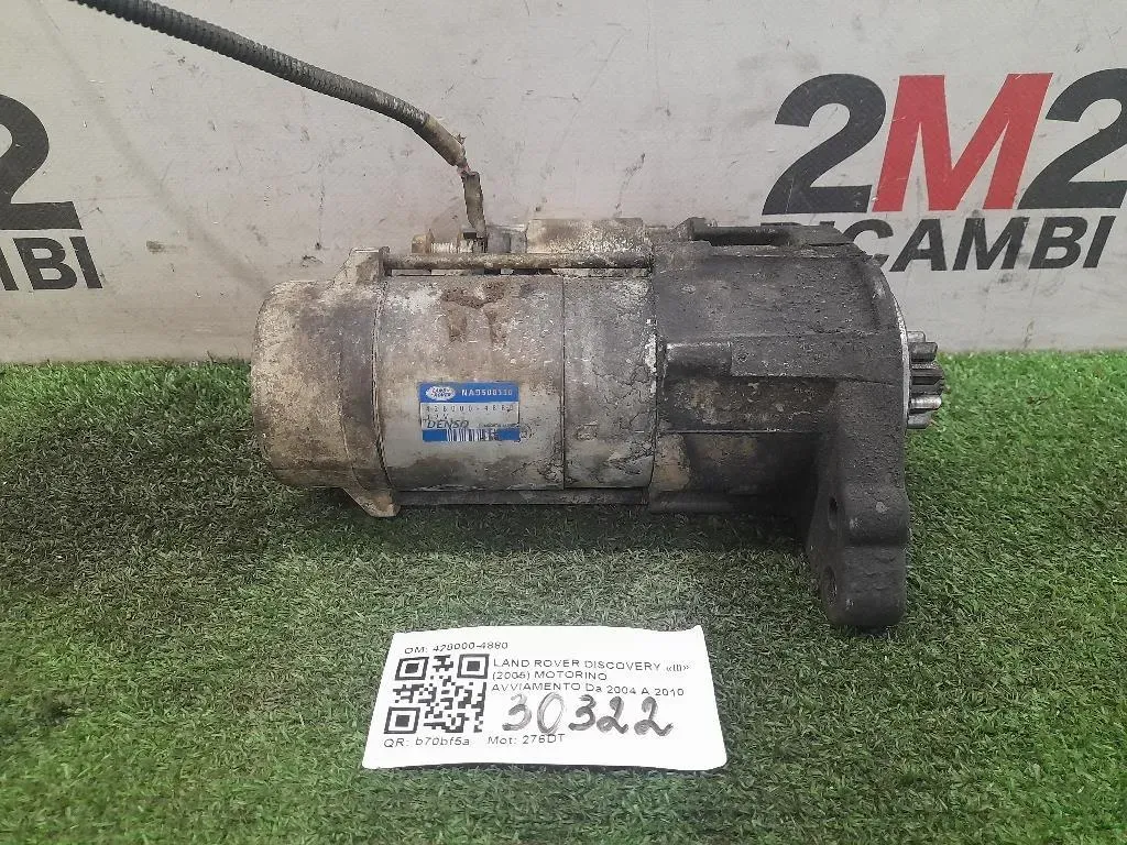 Motorino Avviamento 428000-4880 Land Rover Discovery III 2005