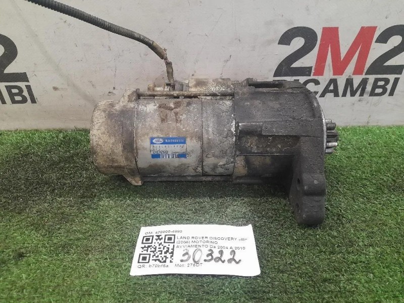 Motorino Avviamento 428000-4880 Land Rover Discovery III 2005