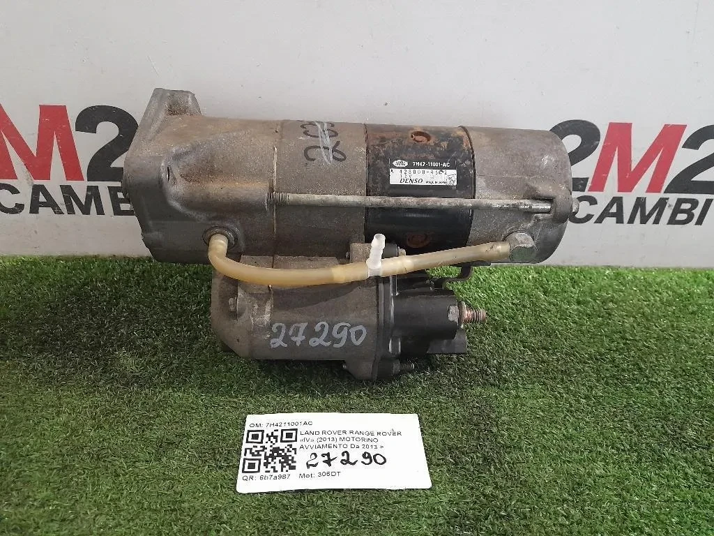 Motorino Avviamento 7H4211001AC Land Rover Range Rover IV 2013