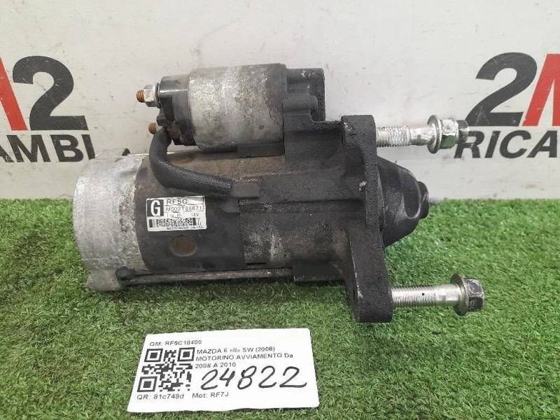 Motorino Avviamento RF5C18400 Mazda 6 II SW 2008