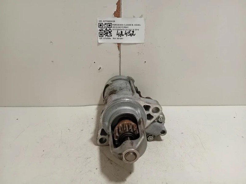 Motorino Avviamento A2709060026 Mercedes Classe B W246 2012