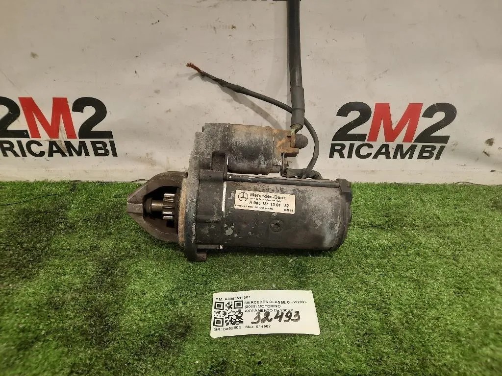 Motorino Avviamento A0051511301 Mercedes Classe C W203 2000