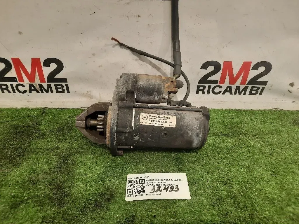 Motorino Avviamento A0051511301 Mercedes Classe C W203 2000
