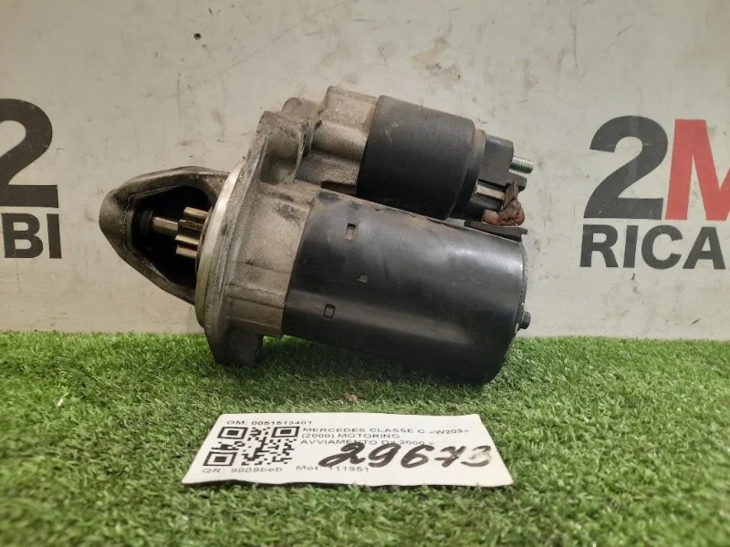 Motorino Avviamento 0051513401 Mercedes Classe C W203 2000