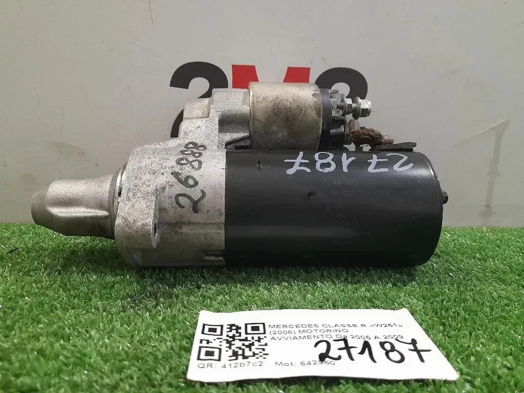 Motorino Avviamento Mercedes Classe R W251 2006