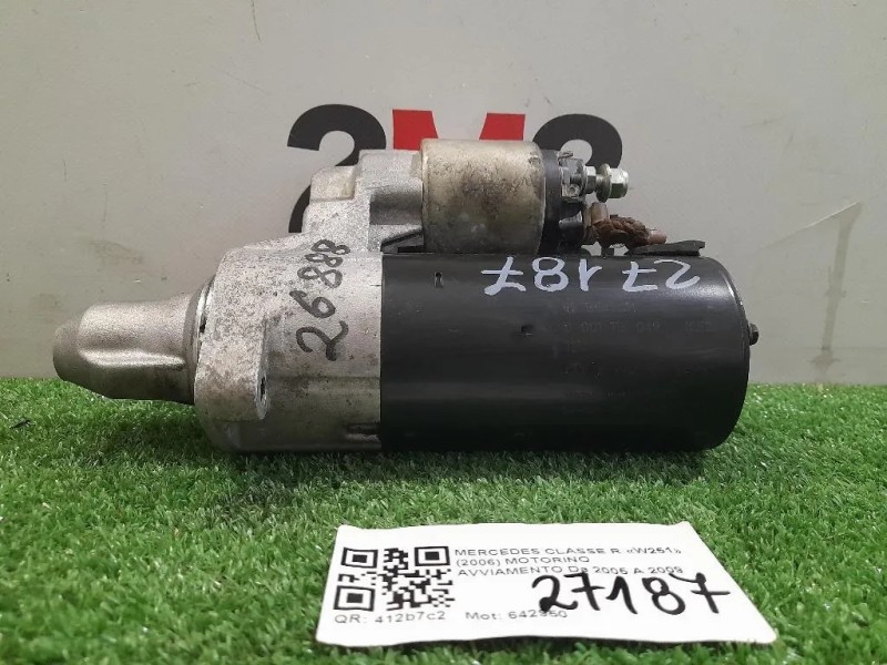 Motorino Avviamento  Mercedes Classe R W251 2006