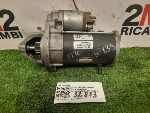 Motorino Avviamento DRS7260 Mercedes VITO W639 2010