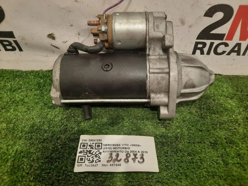 Motorino Avviamento DRS7260 Mercedes VITO W639 2010