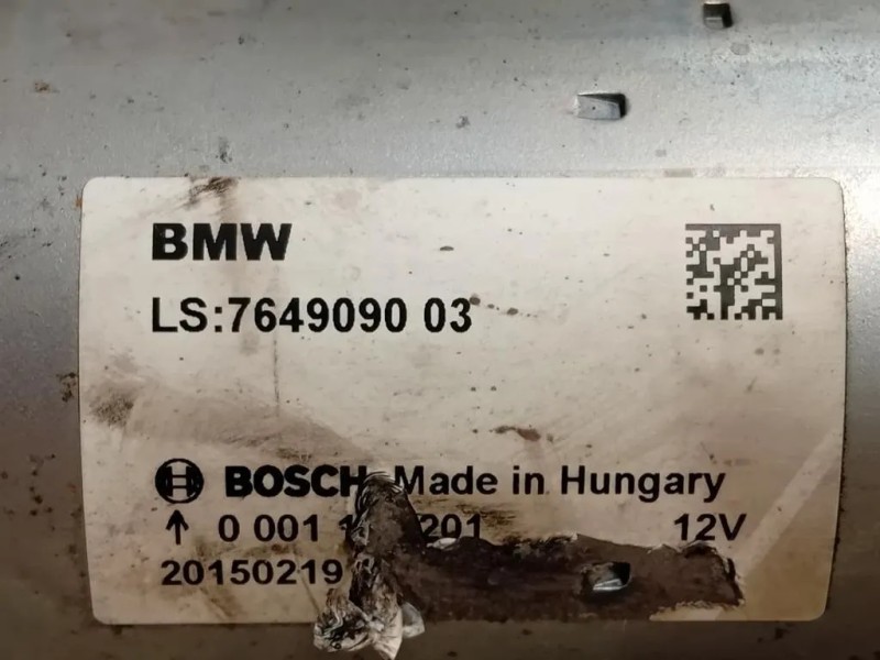 Motorino Avviamento 7649090 03 Mini MINI Cooper F55 2014