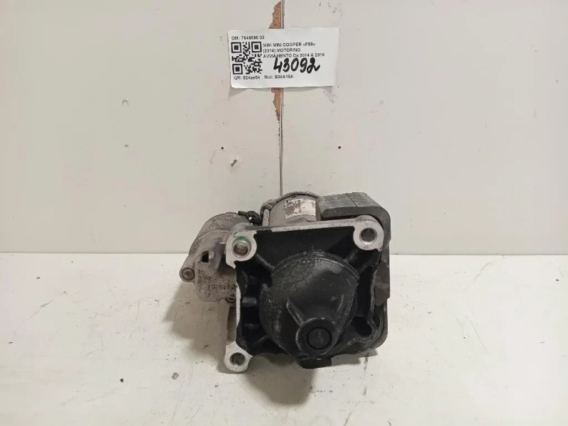 Motorino Avviamento 7649090 03 Mini MINI Cooper F55 2014