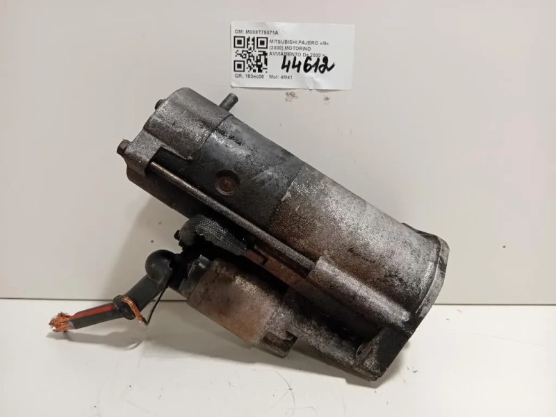 Motorino Avviamento M008T75071A Mitsubishi Pajero III 2000