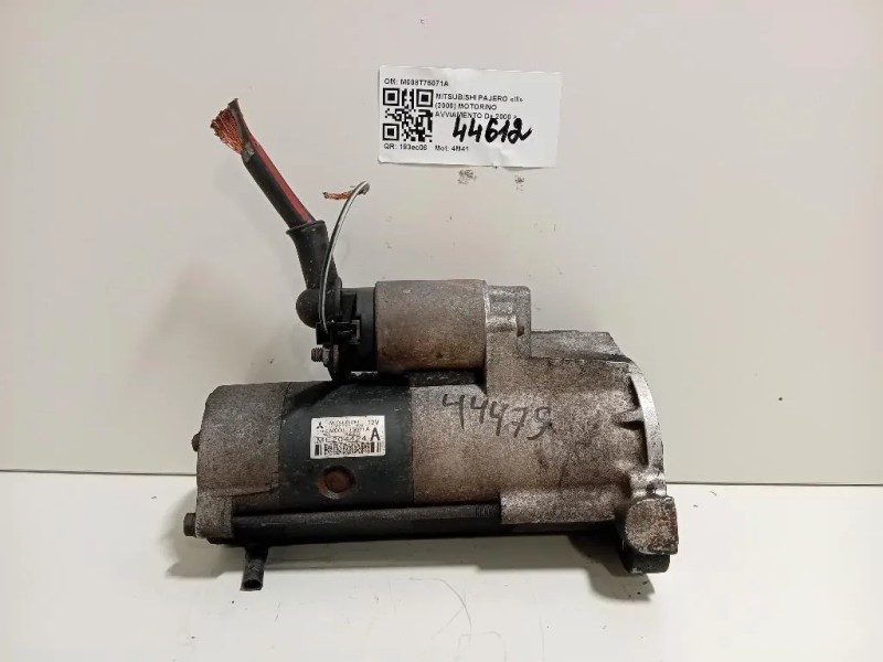 Motorino Avviamento M008T75071A Mitsubishi Pajero III 2000