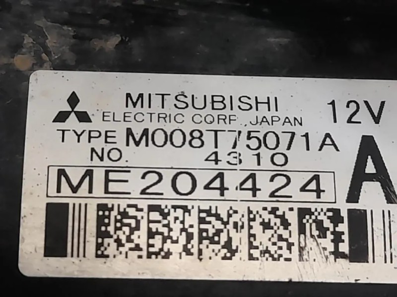 Motorino Avviamento M008T75071A Mitsubishi Pajero IV 2011