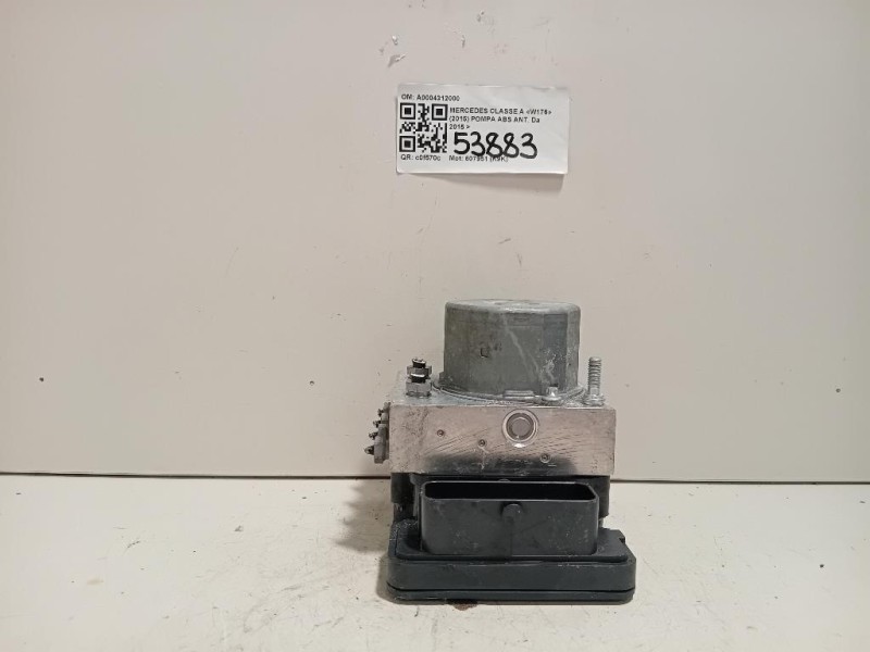 Pompa ABS ANT A0004312000 Mercedes Classe A W176 2015