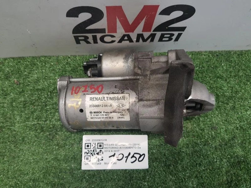 Motorino Avviamento 233008131R Nissan Qashqai II 2014