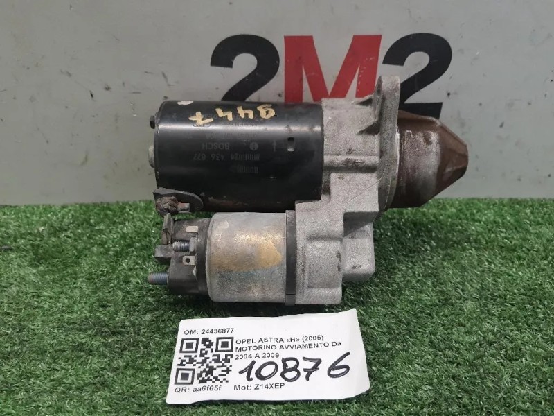 Motorino Avviamento 24436877 Opel Astra H 2005