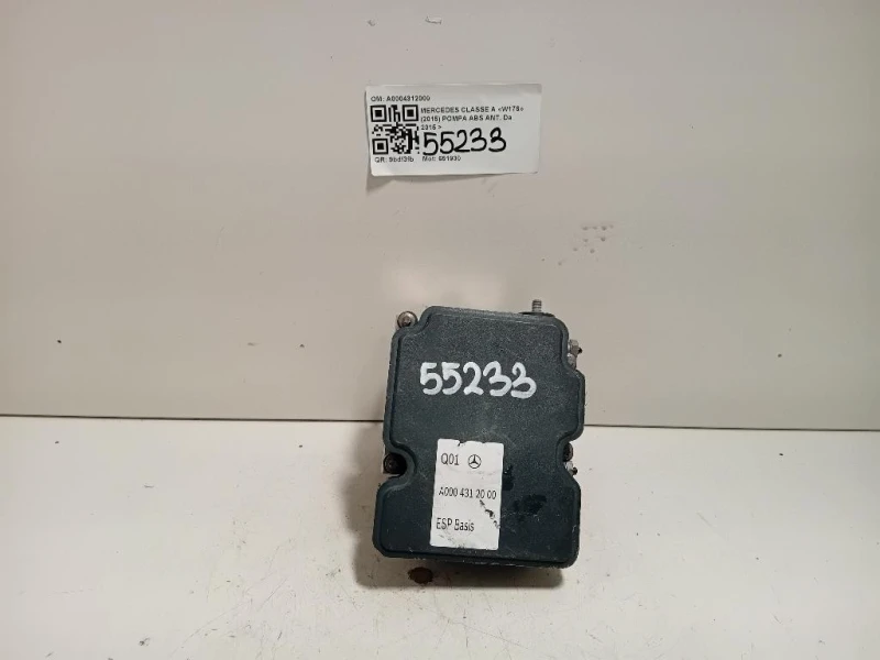 Pompa ABS ANT A0004312000 Mercedes Classe A W176 2015