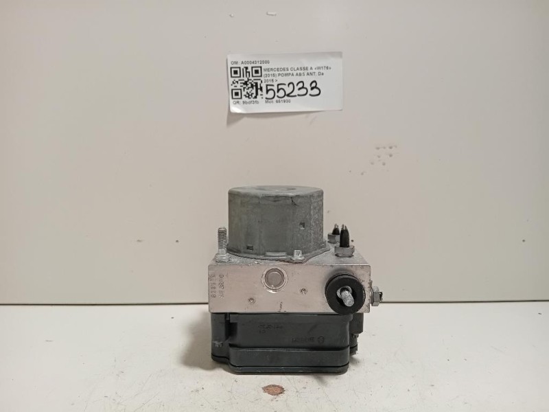 Pompa ABS ANT A0004312000 Mercedes Classe A W176 2015