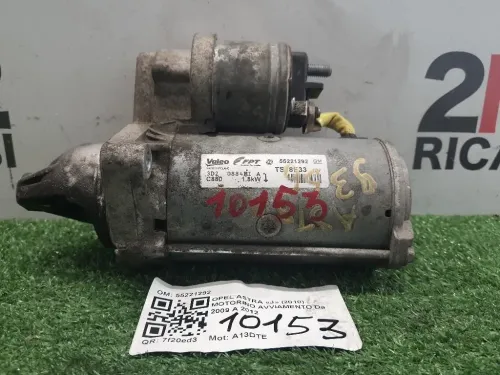Motorino Avviamento 55221292 Opel Astra J 2010