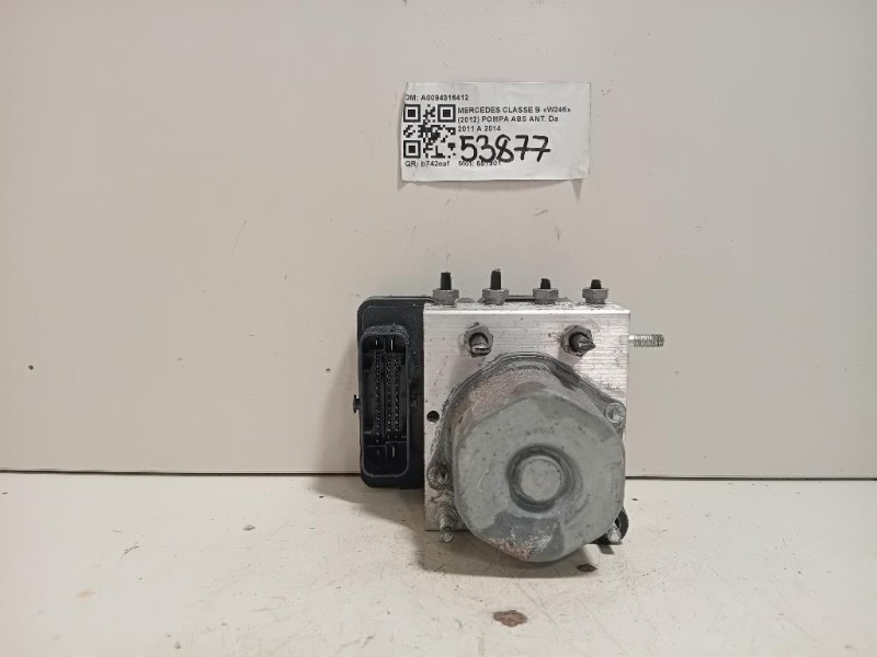Pompa ABS ANT A0094316412 Mercedes Classe B W246 2012