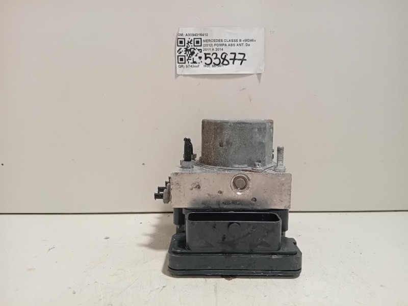 Pompa ABS ANT A0094316412 Mercedes Classe B W246 2012