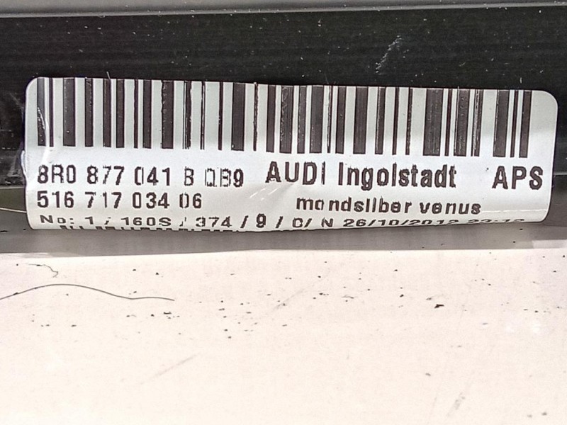 Tetto Panoramico Completo TETTO PANORAMICO COMPLETO Audi Q5 8RB 2012