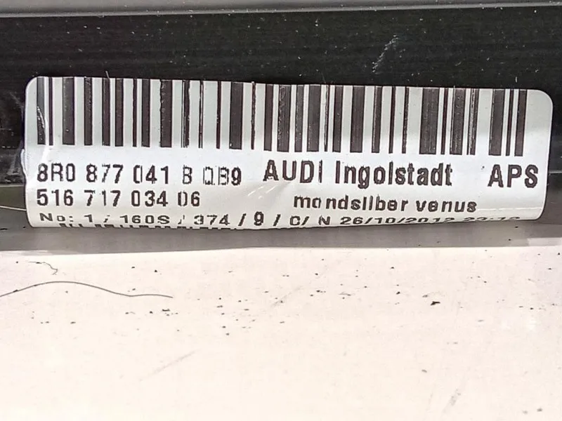 Tetto Panoramico Completo TETTO PANORAMICO COMPLETO Audi Q5 8RB 2012