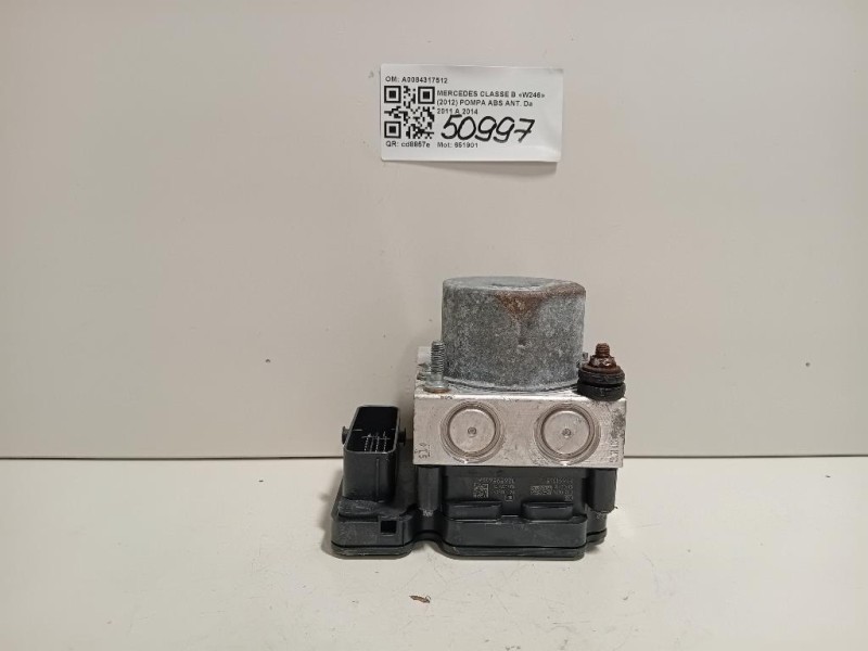 Pompa ABS ANT A0084317512 Mercedes Classe B W246 2012