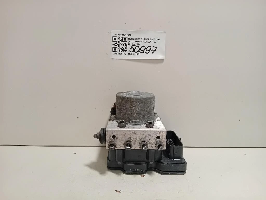 Pompa ABS ANT A0084317512 Mercedes Classe B W246 2012