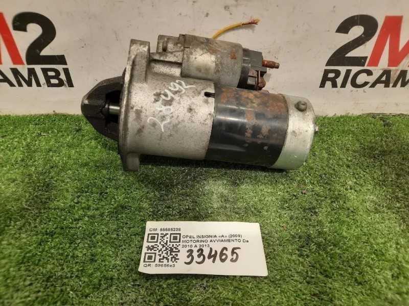 Motorino Avviamento 55585238 Opel Insignia A 2009