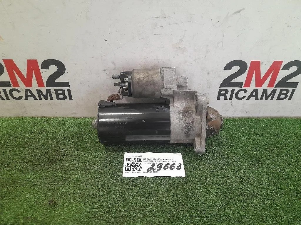 Motorino Avviamento 55572065 Opel Insignia A 2009