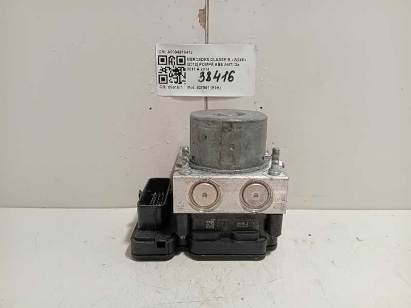 Pompa ABS ANT A0094316412 Mercedes Classe B W246 2012