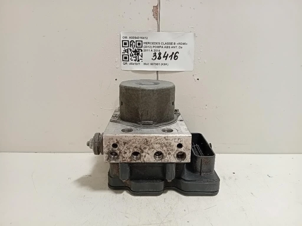 Pompa ABS ANT A0094316412 Mercedes Classe B W246 2012