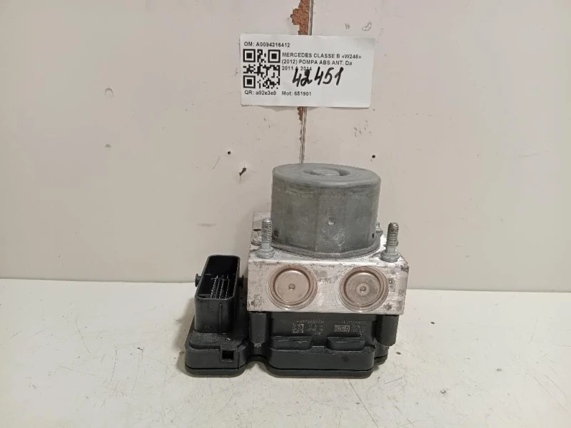 Pompa ABS ANT A0094316412 Mercedes Classe B W246 2012