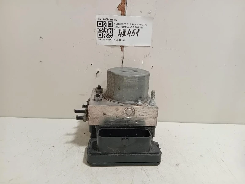 Pompa ABS ANT A0094316412 Mercedes Classe B W246 2012