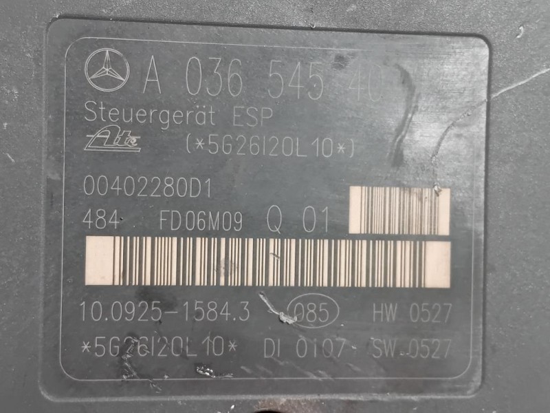 Pompa ABS ANT A0054310312 Mercedes Classe C W203 2000