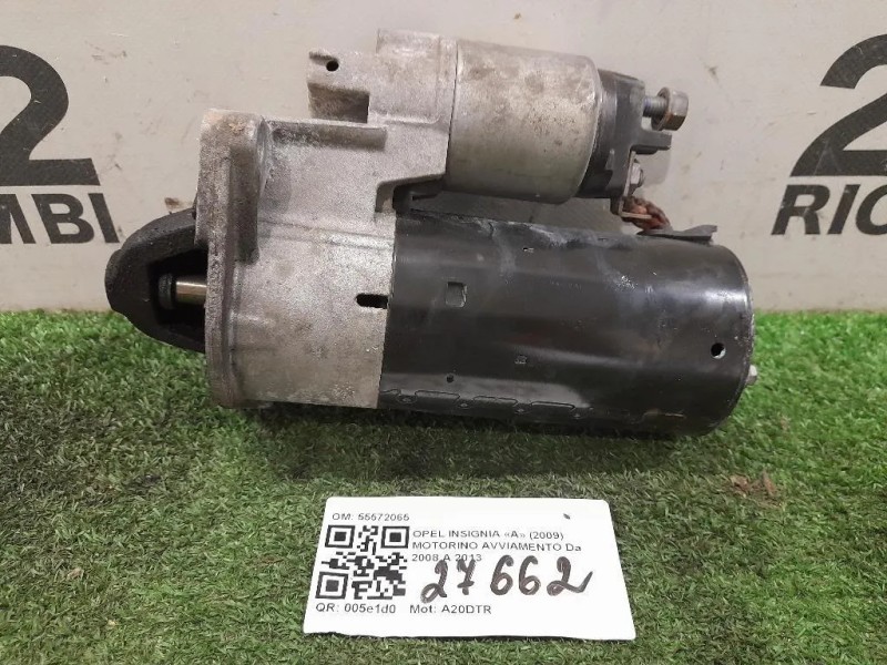 Motorino Avviamento 55572065 Opel Insignia A 2009
