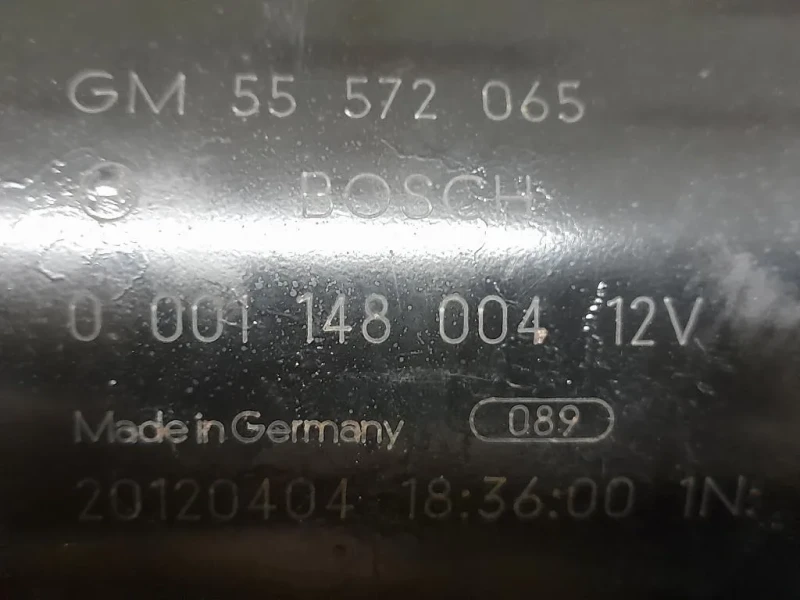 Motorino Avviamento 55572065 Opel Insignia A 2009