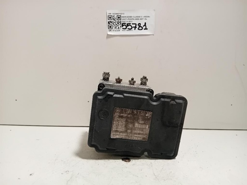 Pompa ABS ANT A2044312212 Mercedes Classe C W204 2007