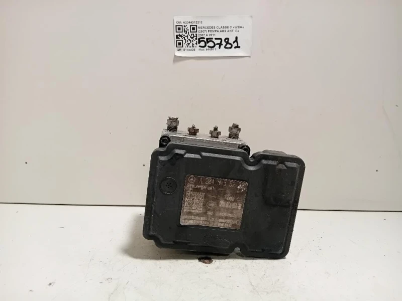 Pompa ABS ANT A2044312212 Mercedes Classe C W204 2007