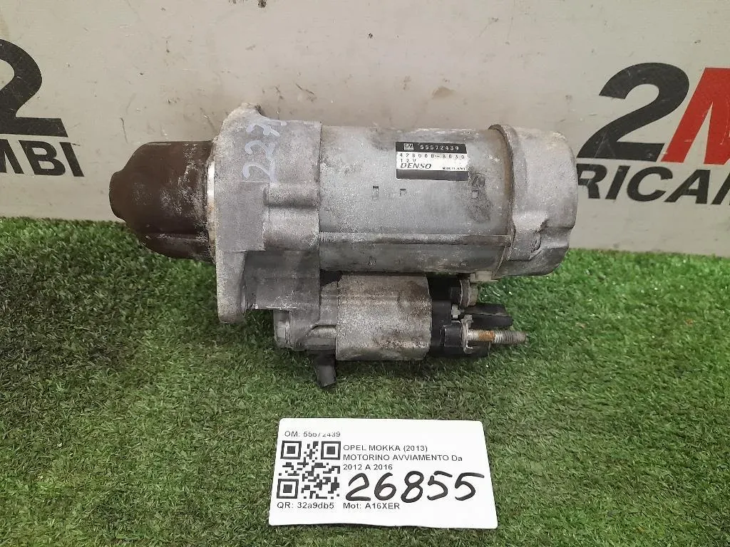 Motorino Avviamento 55572439 Opel Mokka 2013