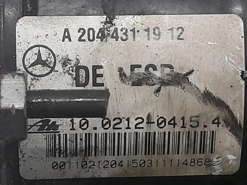 Pompa ABS ANT A2049012400 Mercedes Classe C W204 2007