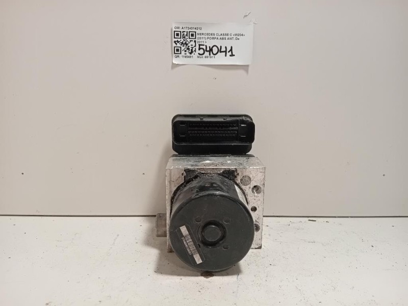 Pompa ABS ANT A1724314212 A1729014000 Mercedes Classe C W204 2011