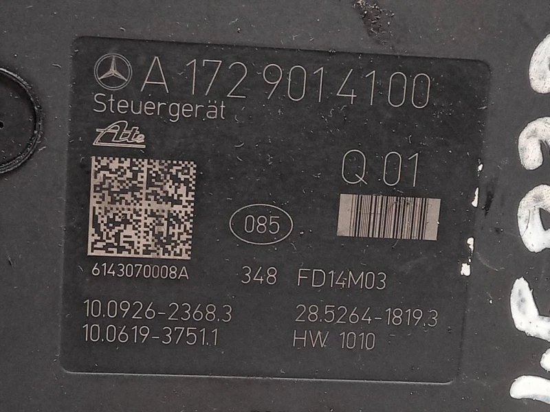 Pompa ABS ANT A 172 9014100 Mercedes Classe C W204 2011