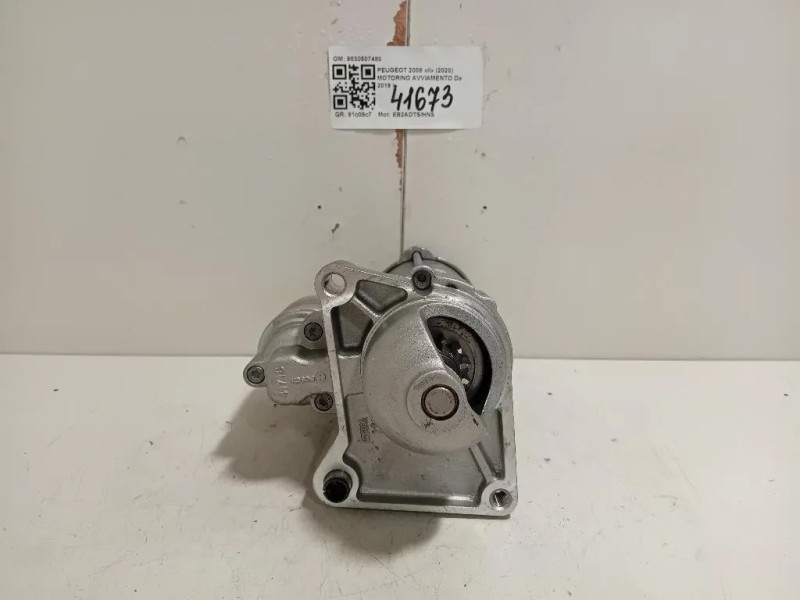 Motorino Avviamento 9830507480 Peugeot 2008 II 2020
