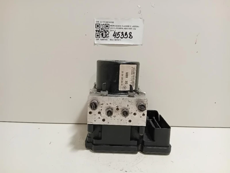 Pompa ABS ANT A 172 9014100 Mercedes Classe C W204 2011