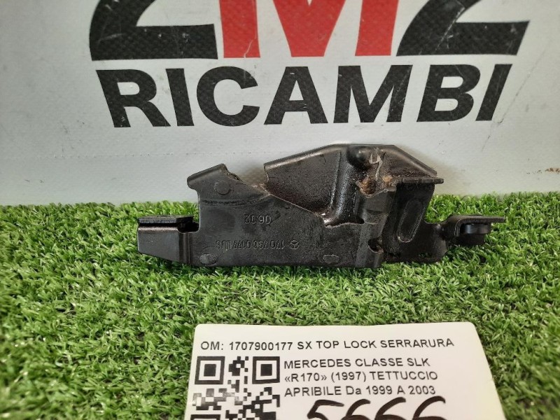 Tettuccio Apribile 1707900177 SX TOP LOCK SERRARURA Mercedes Classe SLK R170 1997