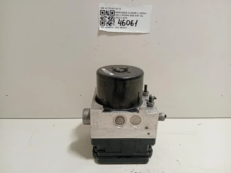 Pompa ABS ANT A 172 431 43 12 Mercedes Classe C W204 2011